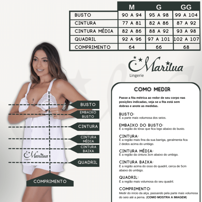 Pijama de amamentação pós parto com renda e click - Image 10